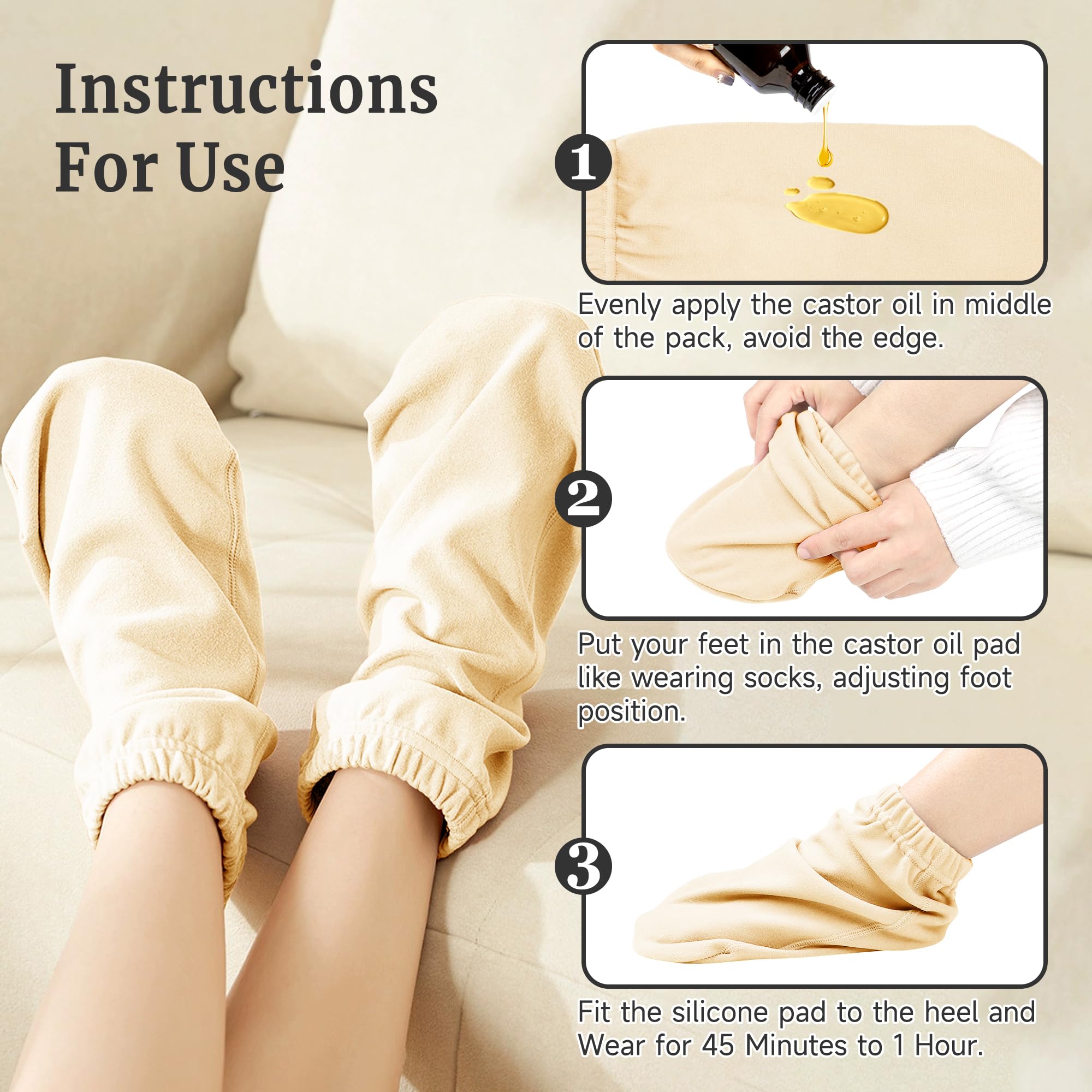 Pedobi wrap worn during sleep for rest and comfort