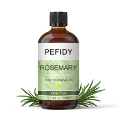 Pefidy rosemary oil in amber bottle preserving purity and aroma for daily use