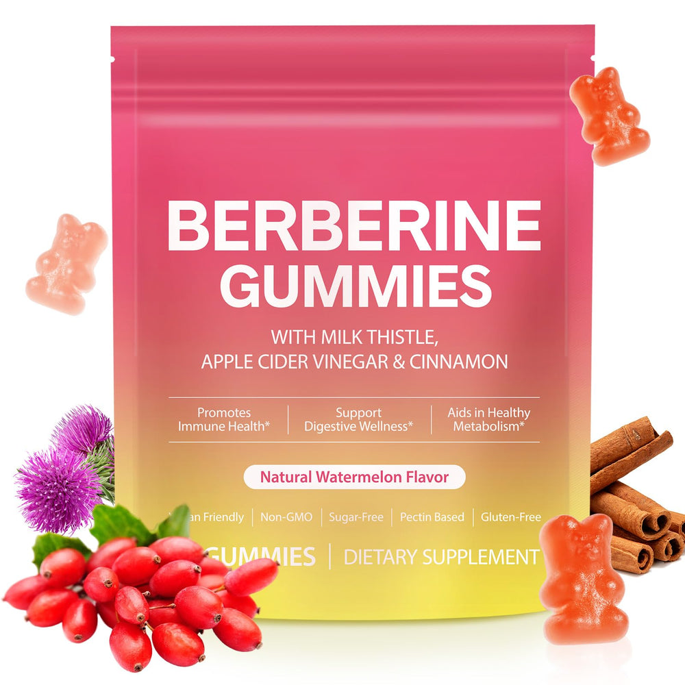 Pegciz Berberine Complex Gummies bottle for on-the-go metabolism support