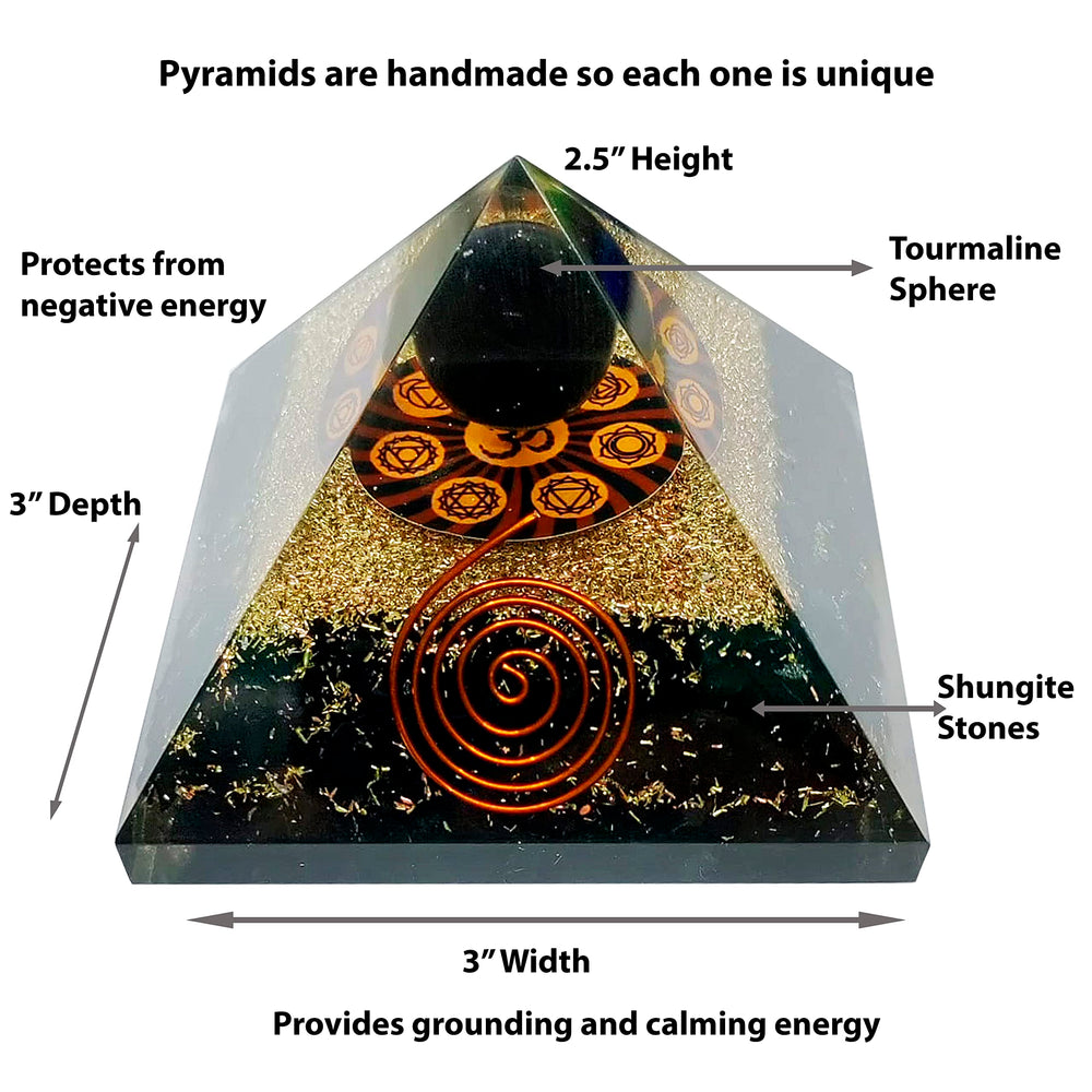 Pele Productions Tourmaline sphere and copper coil highlight balanced energy in any space