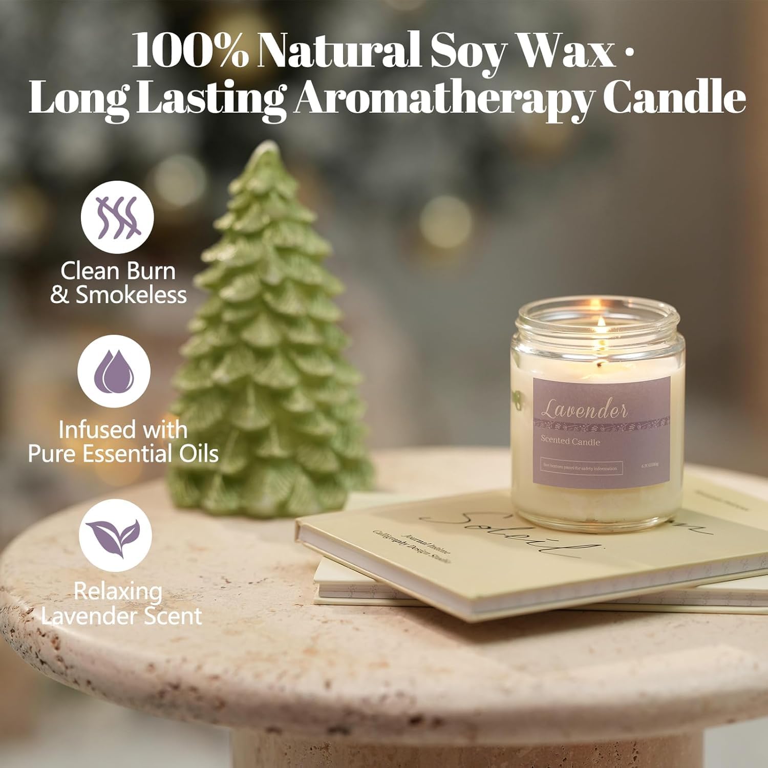 Peln sandalwood rose candle blends earthy wood and romantic florals.