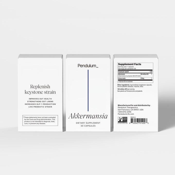 Pendulum Akkermansia lifestyle shot depicting daily use by adults