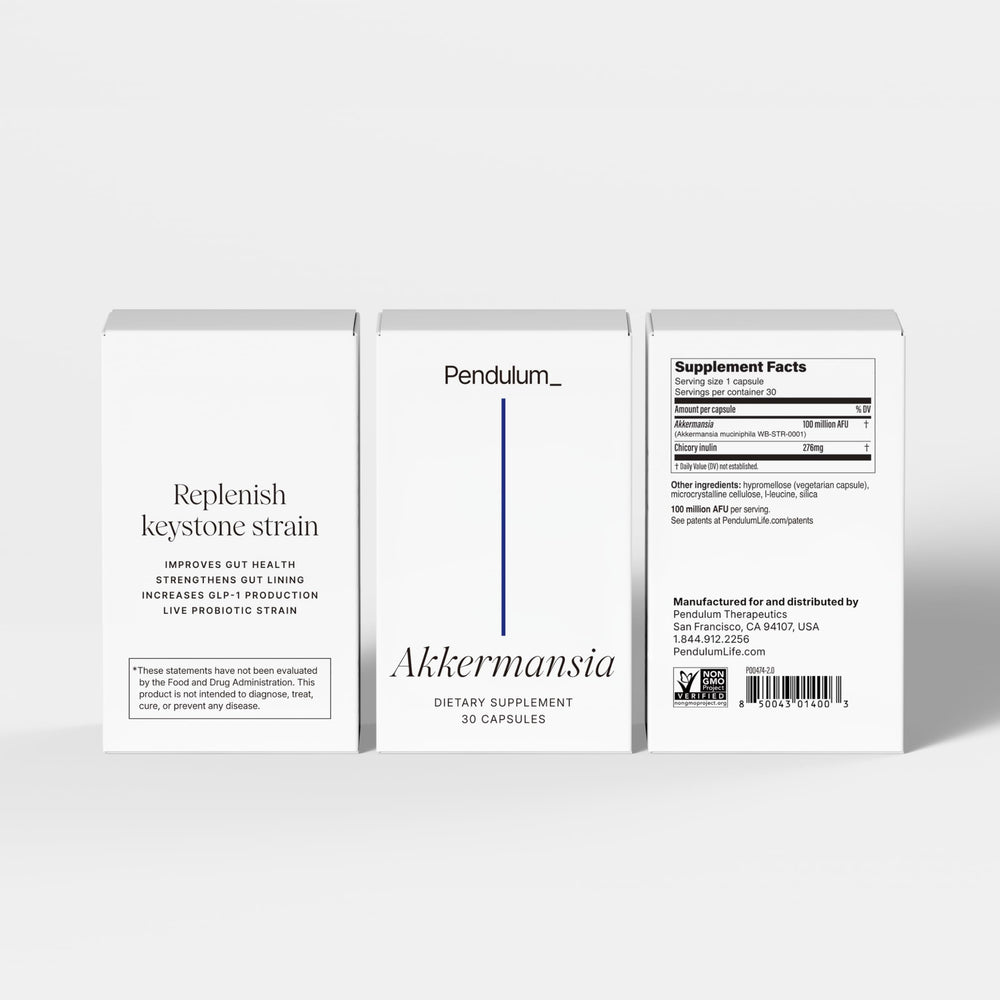 Pendulum Akkermansia lifestyle shot depicting daily use by adults