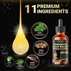 Penhoment dropper pours drops into glass, easy daily use.