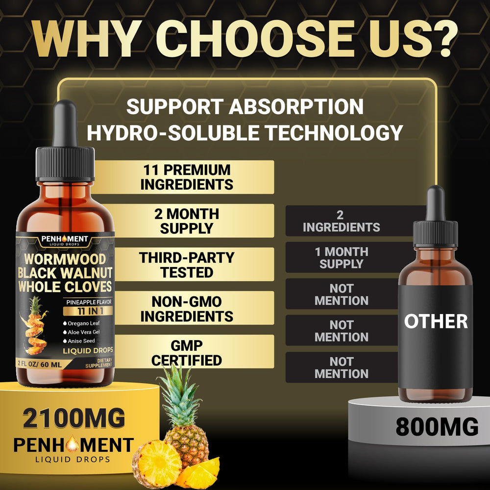 Penhoment bottle front view communicates premium herbal wellness.