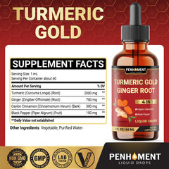 Penhoment ginger slices highlight fresh spice notes for digestion support.
