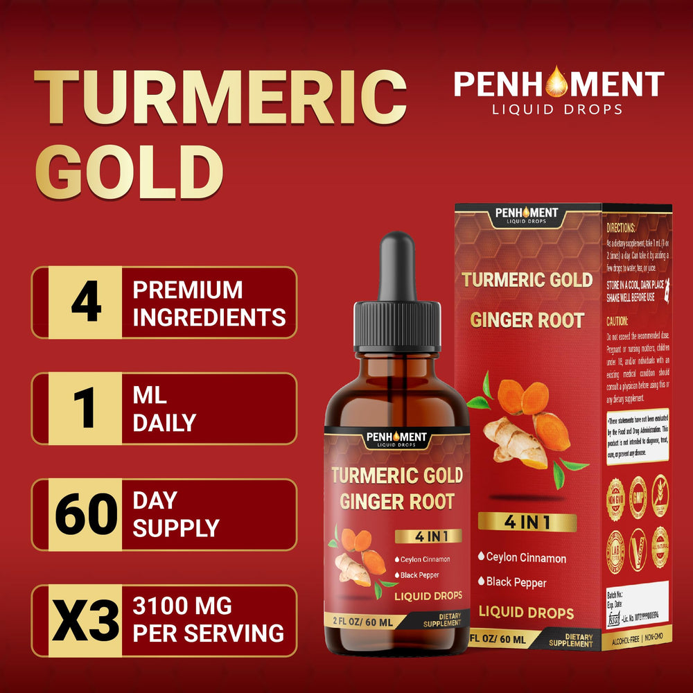 Penhoment packaging display emphasizes a 2-month supply and simple use.