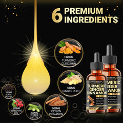 Penhoment turmeric liquid with dropper for easy daily intake
