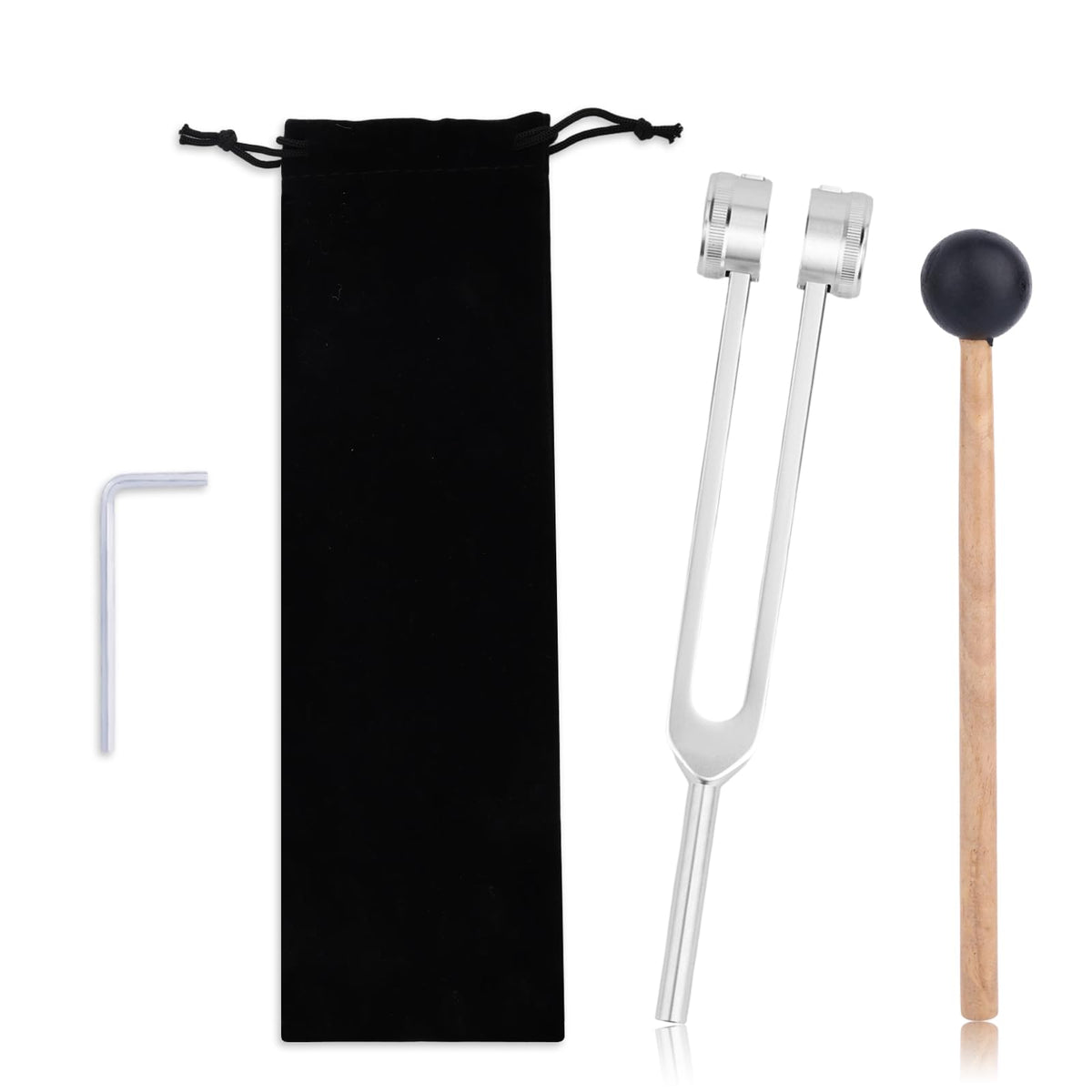 Penitue 128Hz tuning fork set for precise pitch in meditation and yoga practice.