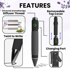 Penjamin aromatherapy pen ink-tip close-up showing real ink tip detail