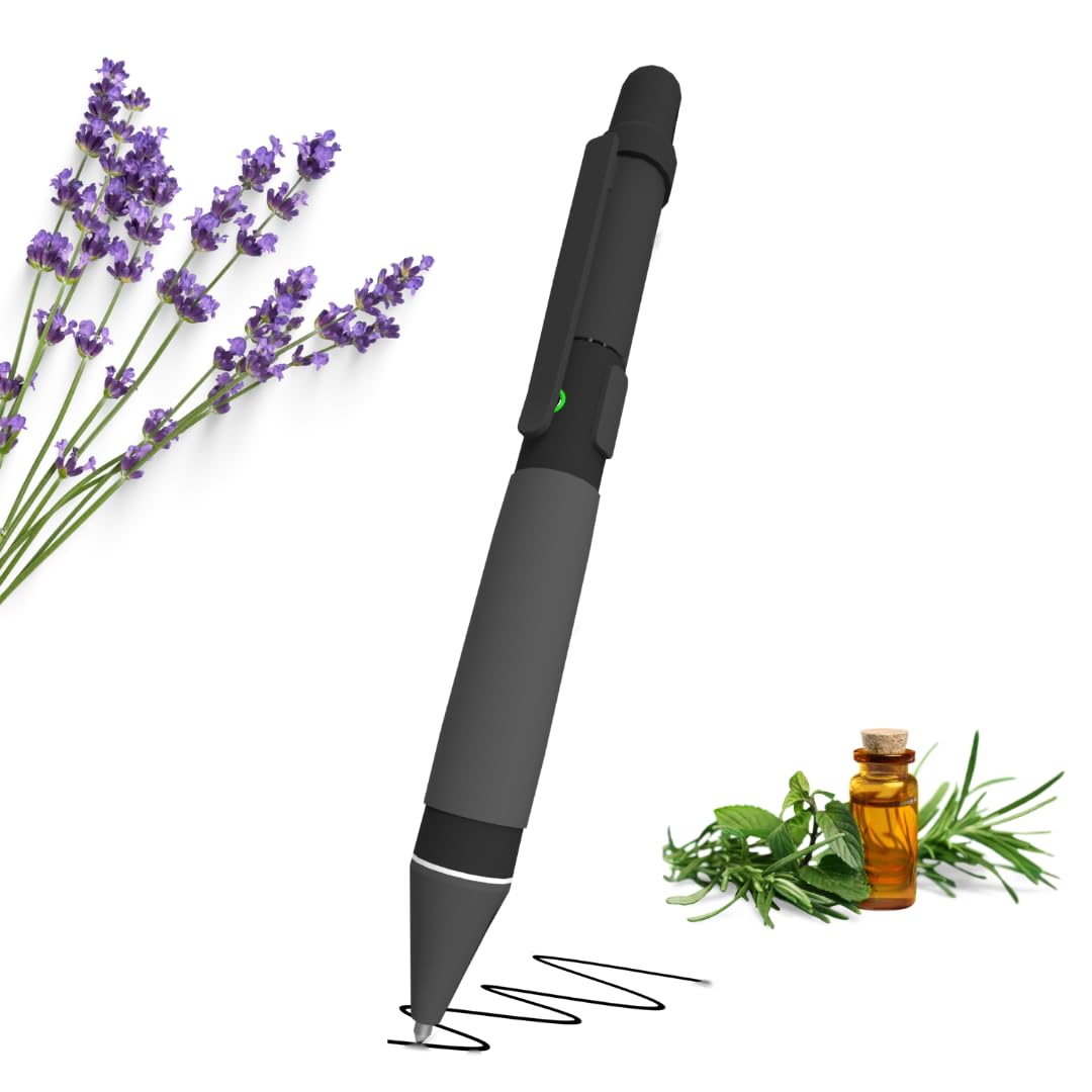 Penjamin aromatherapy pen cap assembly for easy daily setup and use