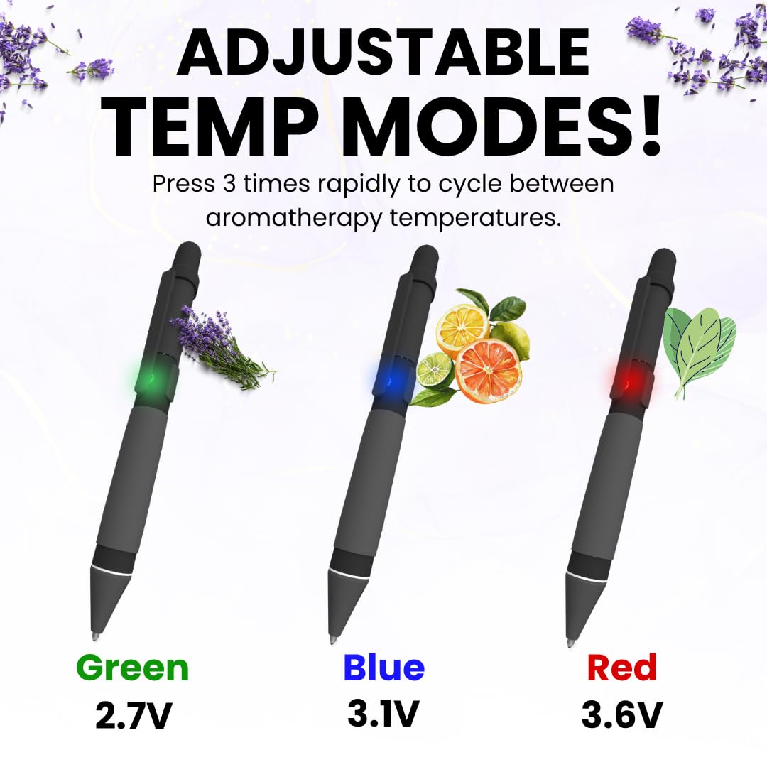 Penjamin aromatherapy soft-touch finish offers comfortable grip