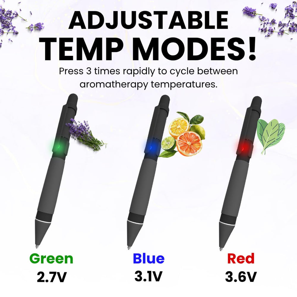 Penjamin aromatherapy soft-touch finish offers comfortable grip