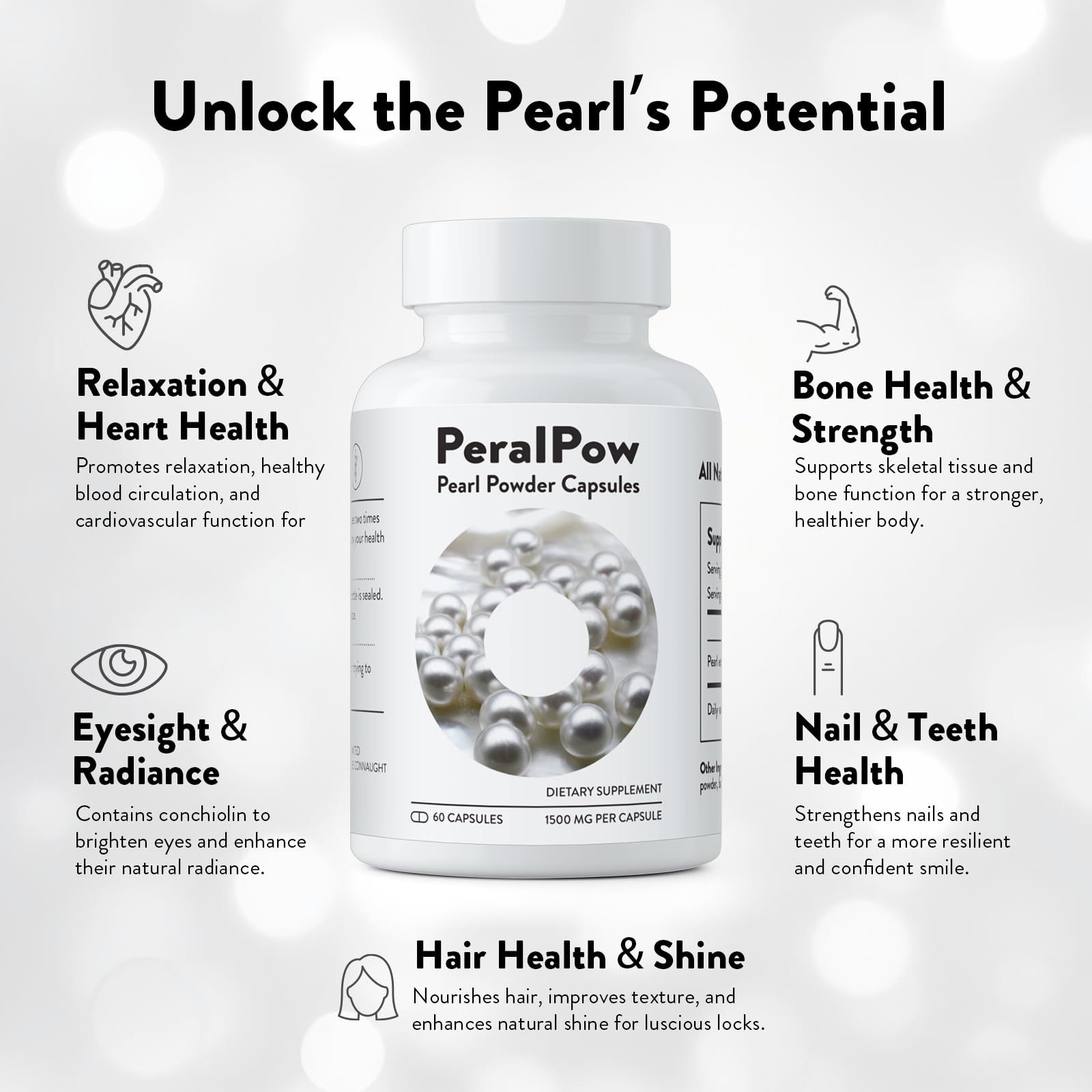 Peralpow pearl antioxidant defense with blue light emphasis