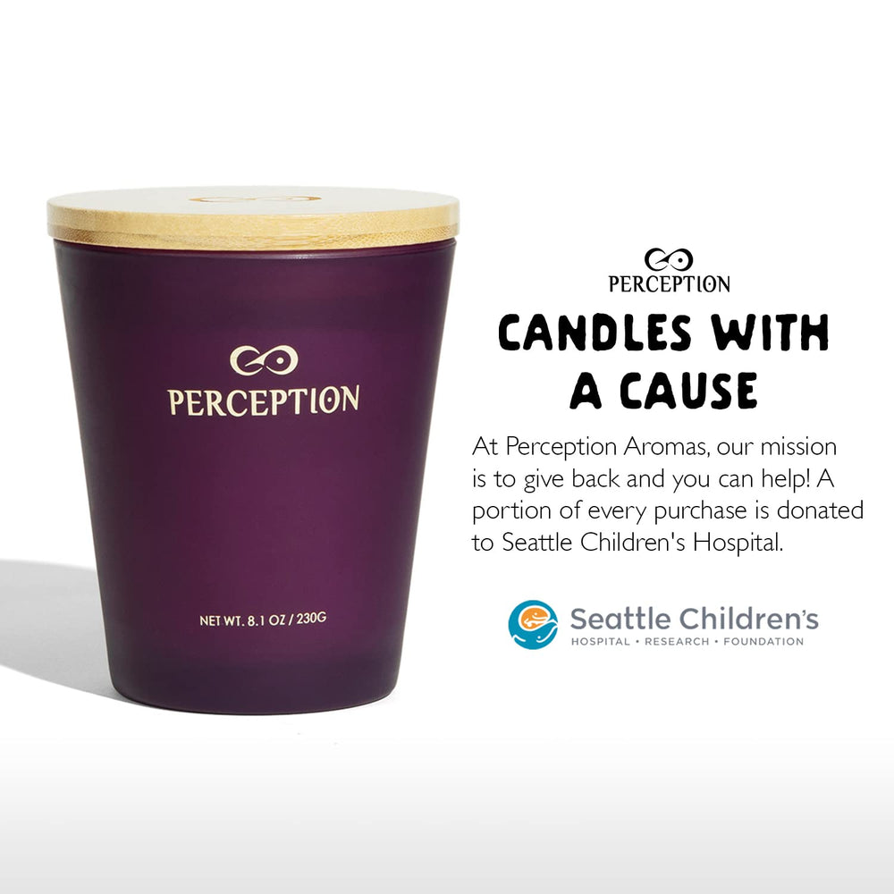 PERCEPTION AROMAS Lavender Vanilla packaging highlights ready-to-gift presentation