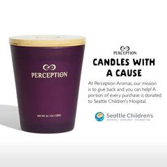 PERCEPTION AROMAS Lavender Vanilla packaging highlights ready-to-gift presentation