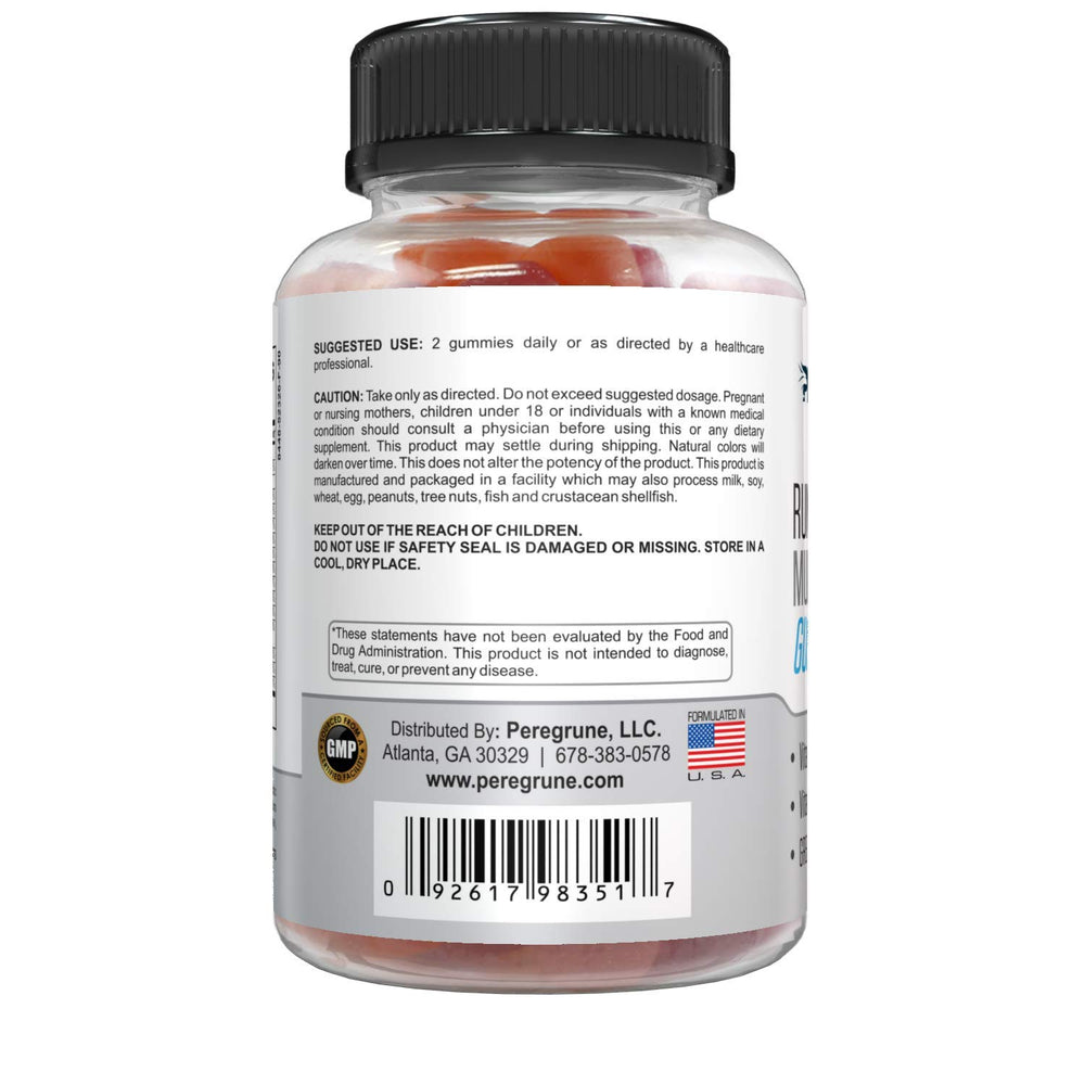 PEREGRUNE Runner Multivitamin Gummies recommended daily use during training cycles