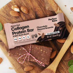 Perfect Keto Bars ingredients include collagen and MCT for energy