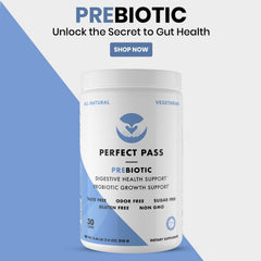 PERFECT PASS Prebiotic PHGG powder stirred into coffee for easy daily intake.