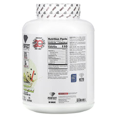 Perfect Sports Diesel whey shake ready for a keto-friendly protein boost on a desk