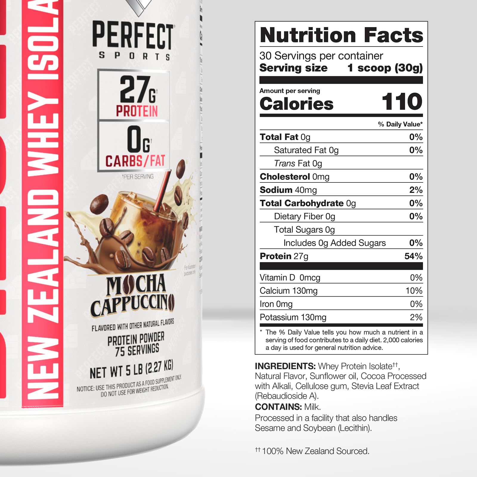 Diesel whey protein scoop showing convenient serving size