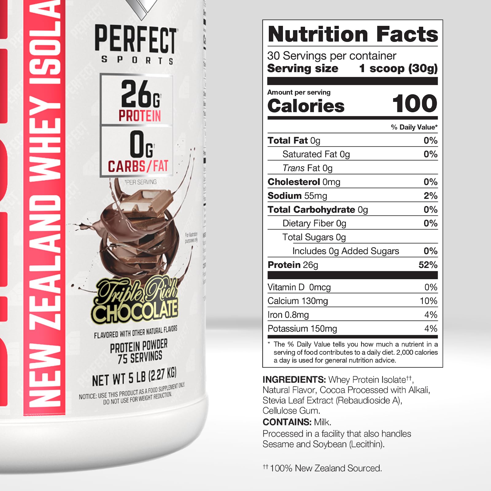 Perfect Sports Diesel New Zealand whey shaker demonstrates easy mixability and smooth texture.