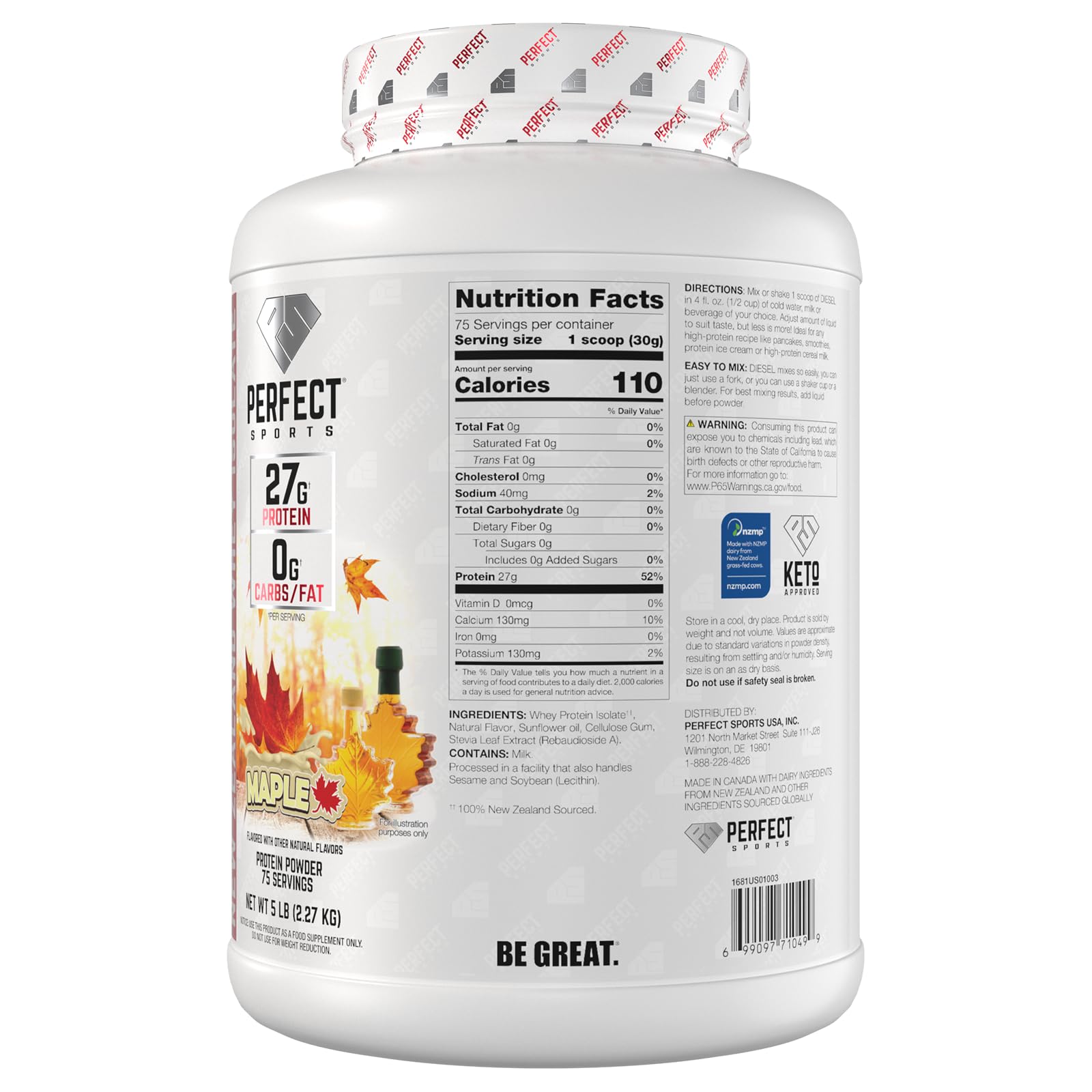 Serving idea: Keto-friendly protein snack with Diesel whey.
