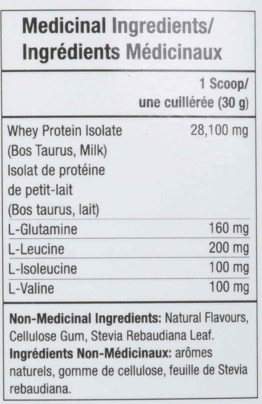 Vanilla flavored Diesel Whey Protein Isolate powder in a bowl