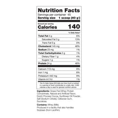 Perfect Sports Ultra Fuel vanilla label emphasizes keto-friendly 24 g protein per serving