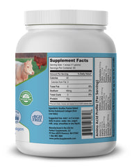 Perfect Supplements hydrolyzed collagen powder scoop enables simple daily protein boost.