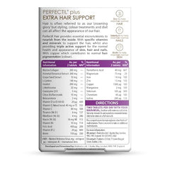 Perfectil daily tablet pack showcasing one-a-day multivitamin for hair vitality.