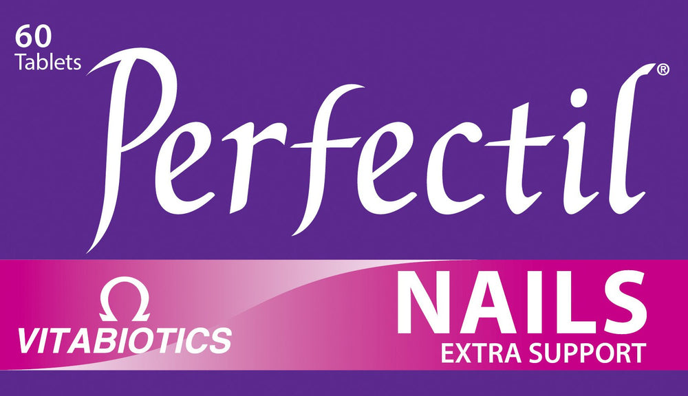 Lifestyle scene showing Perfectil Plus Nails as part of a daily routine.