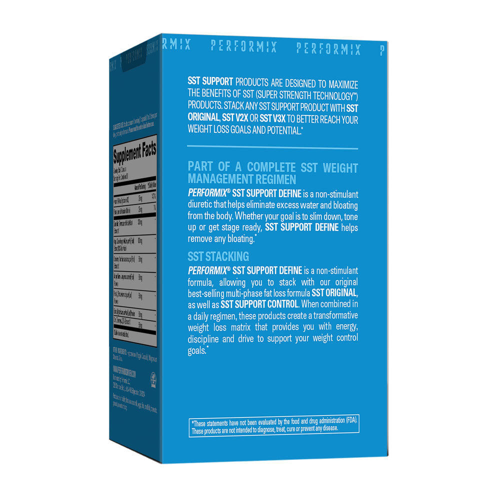 60-serving pack image of PERFORMIX SST Support Define for daily use.