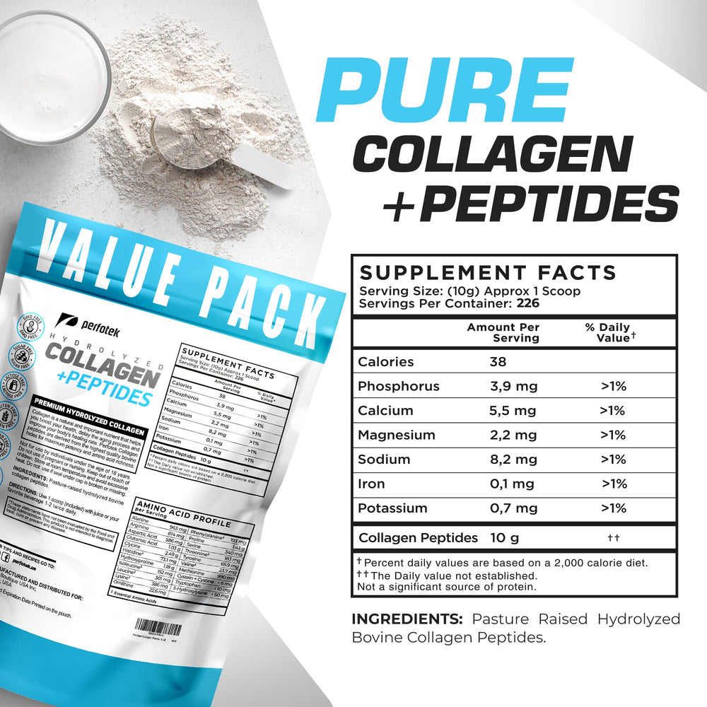 Perfotek Collagen Powder in coffee demonstrates quick mixability.