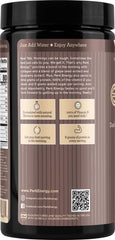 Perk Energy nutrition facts panel featuring 9 g protein per serving.