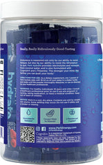 Perk Hydrate packaging shows gluten-free and soy-free claims for daily wellness.