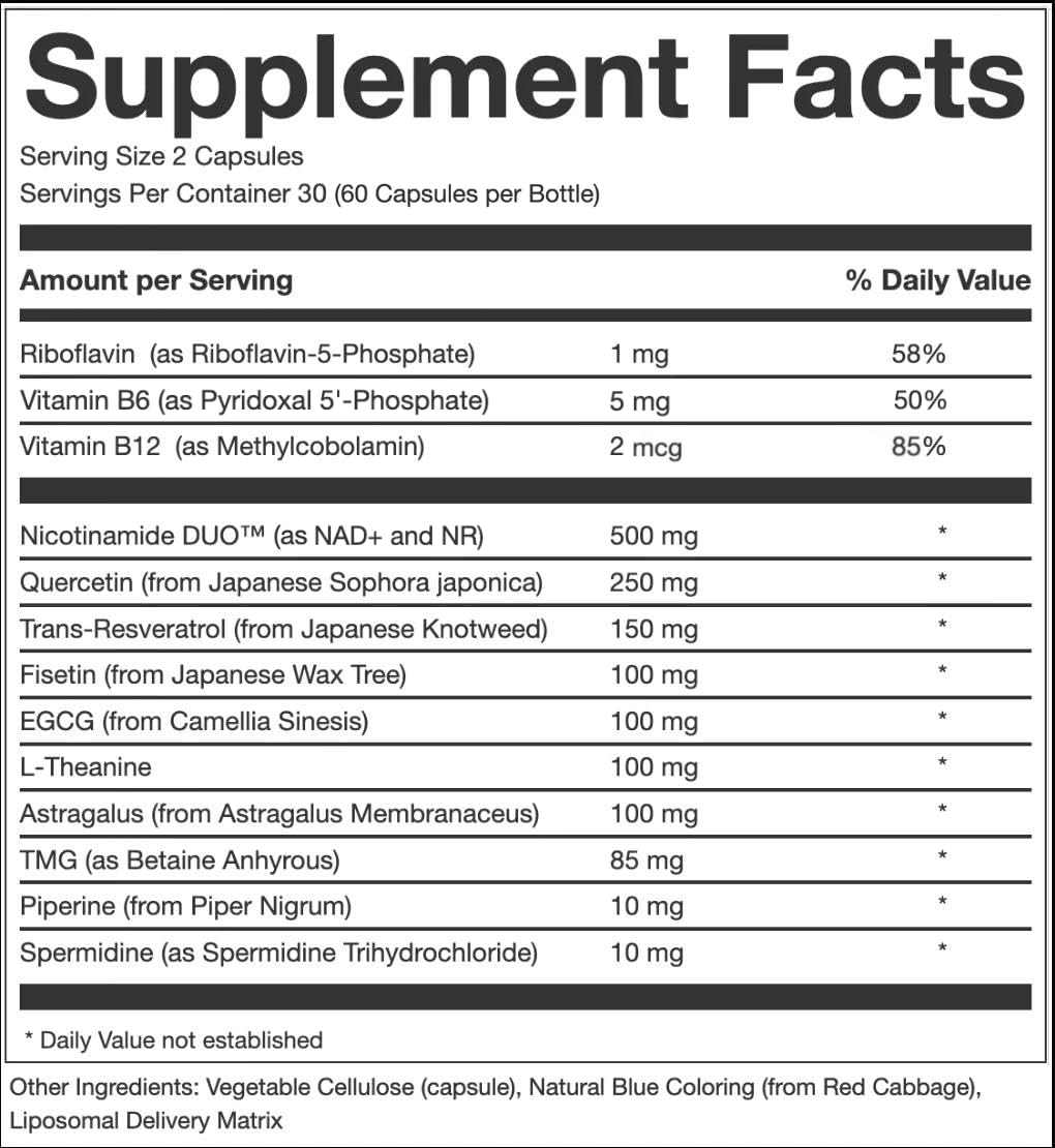 AEON bottle side view highlighting clean, travel-friendly vegan capsules.