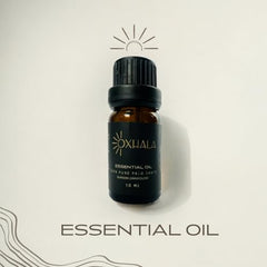 Oxhala label closeup emphasizing purity for mindful use.