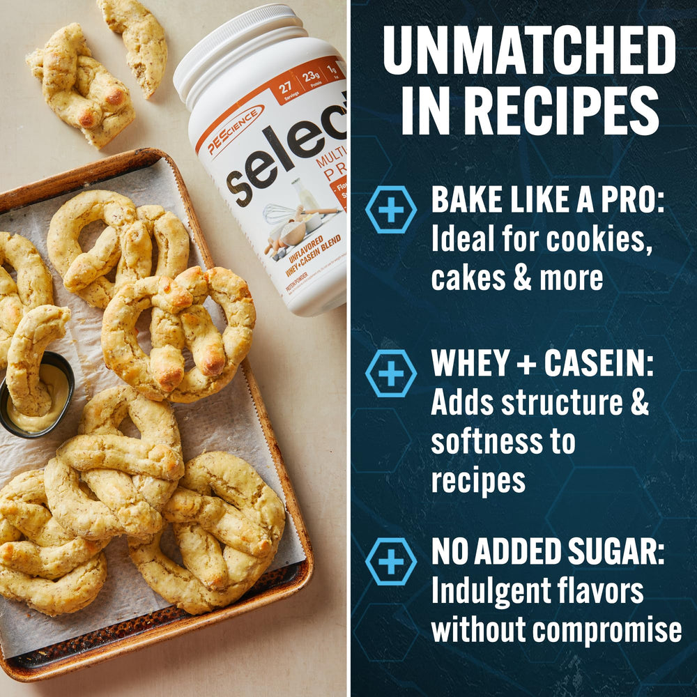 PEScience Select powder ready for baking as a neutral base in recipes