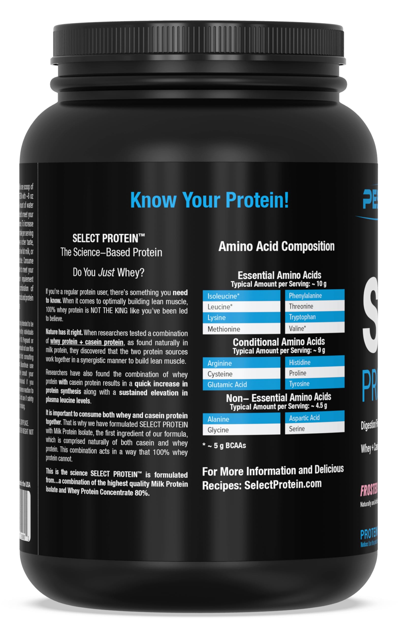Serving suggestion with PEScience Select Protein for a protein-rich snack.