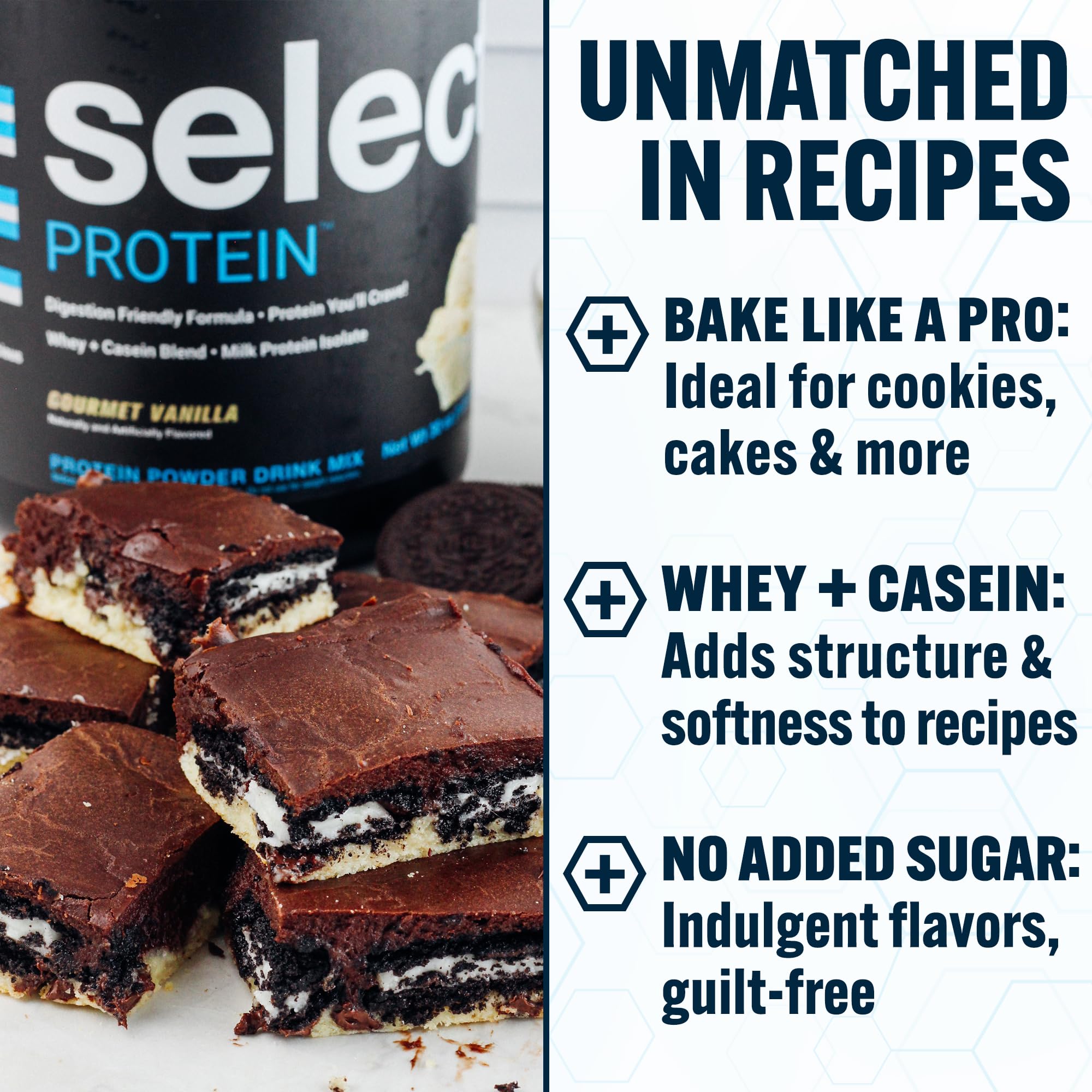 PEScience Select Vanilla label closeup highlighting clean ingredients.