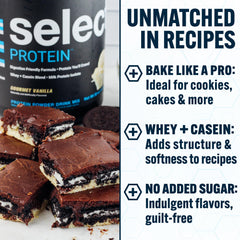 PEScience Select Vanilla label closeup highlighting clean ingredients.