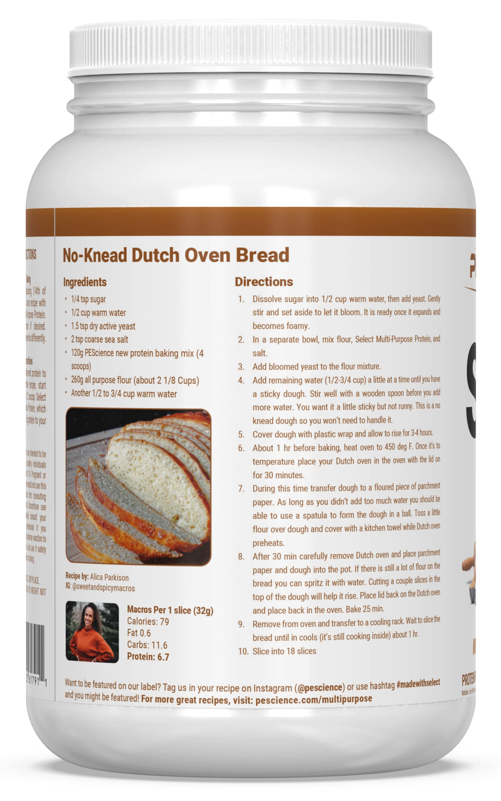 PEScience Select savory recipe idea using neutral protein base