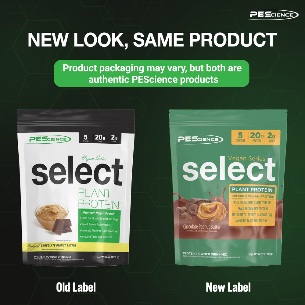 PEScience nutrition label close-up emphasizes gluten-free and dairy-free attributes