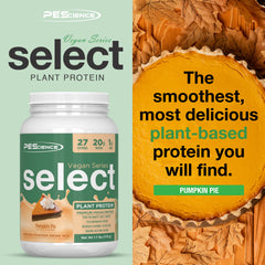 PEScience vegan protein blend of pea and rice proteins visual