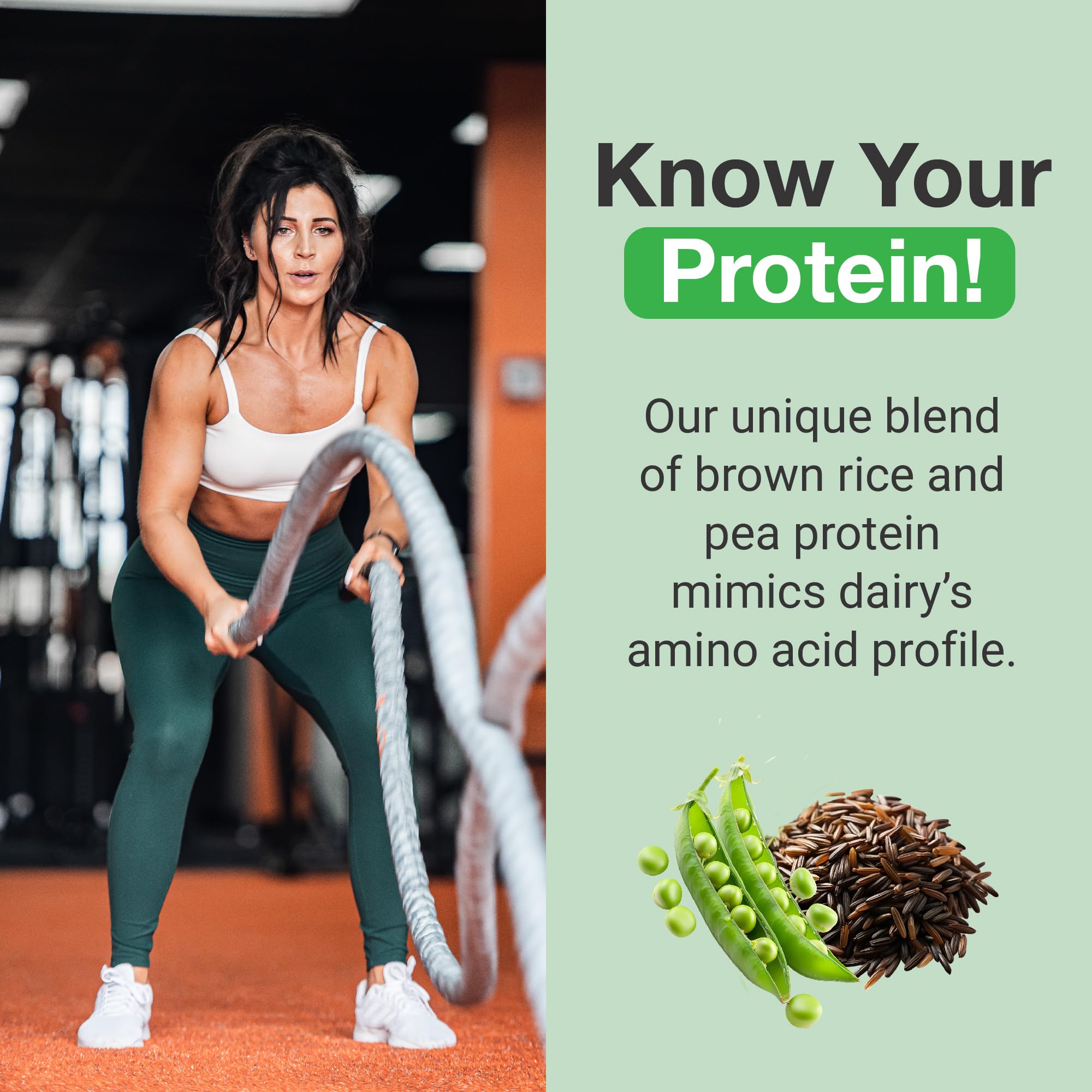 PEScience Select Vegan Vanilla Indulgence ingredients highlight pea and brown rice blend.