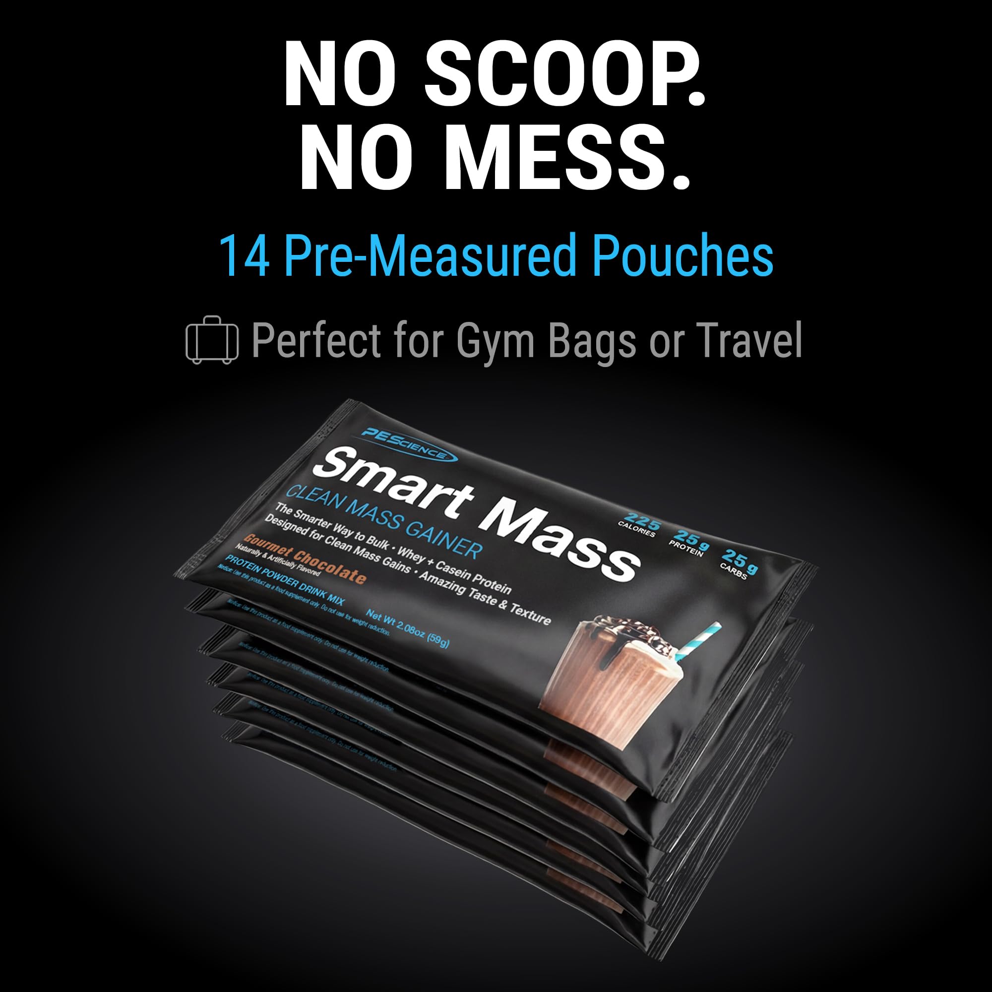 PEScience Smart Mass slow-digesting carbs support lean gains and stable energy.