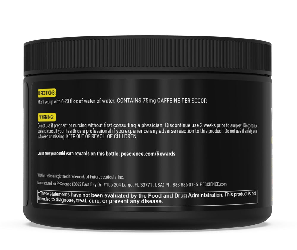 PEScience Versalyte Charged sour watermelon flavor close-up emphasizing clean energy