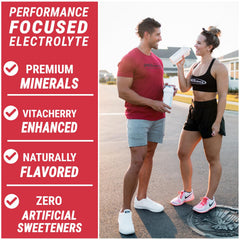 PEScience Versalyte watermelon drink showcasing flavor and clarity.