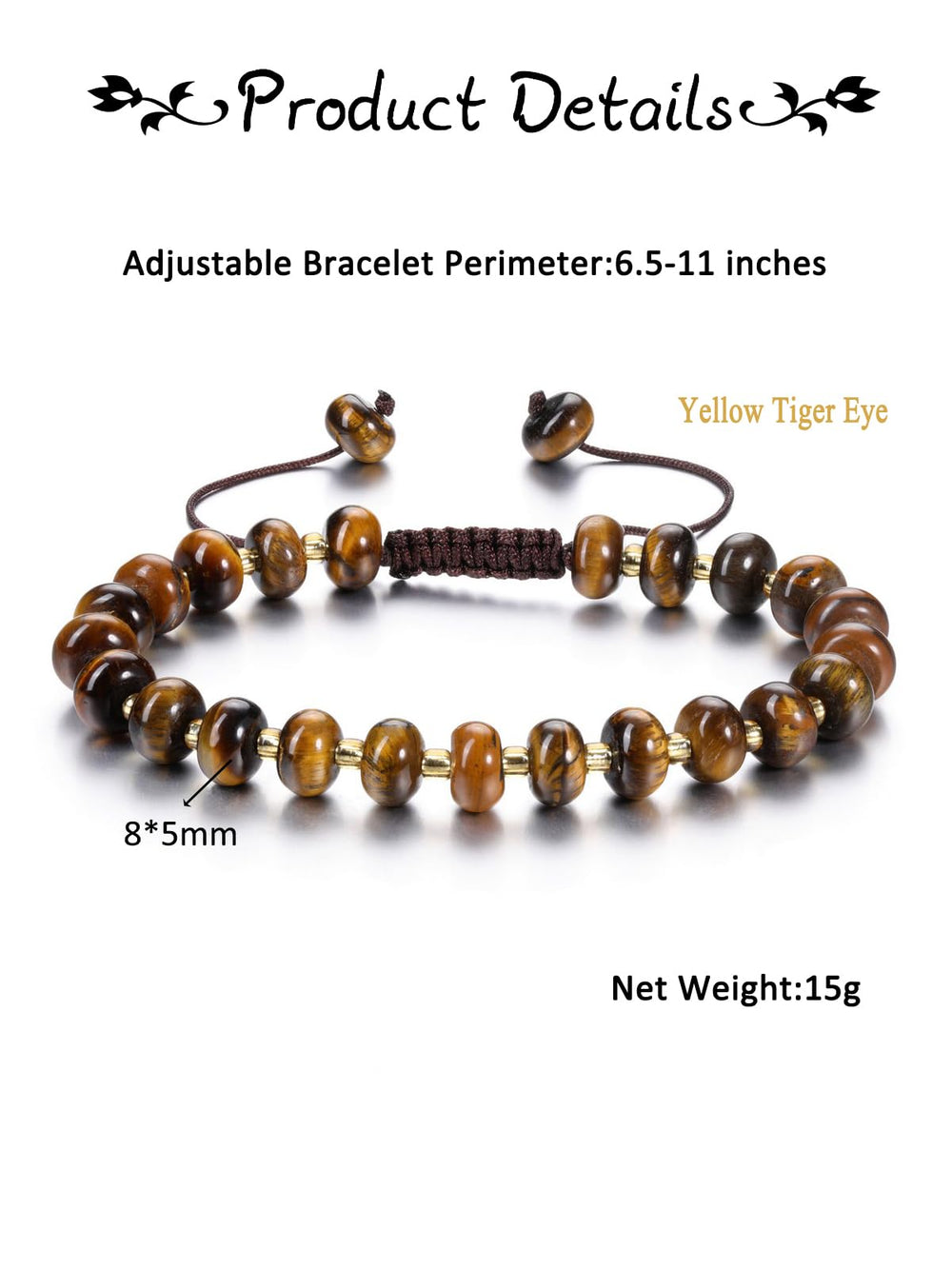 PESOENTH Boho Gemstone Bracelet pairs well with other pieces for layered styling.